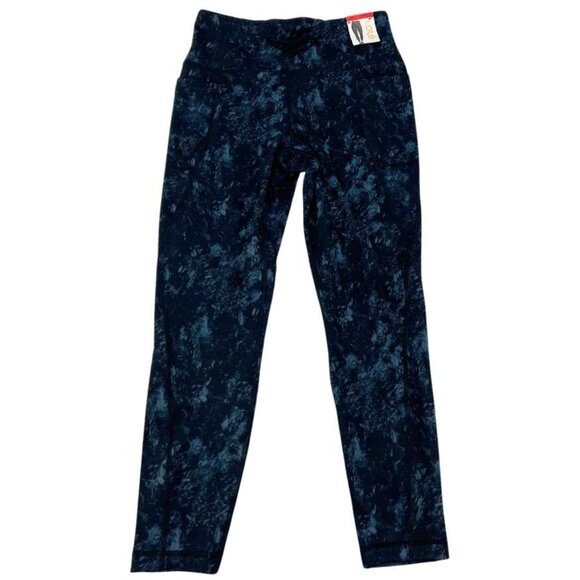 Lolë | Women's Leggings | Blue Paint Pattern | Medium - Picture 1 of 3